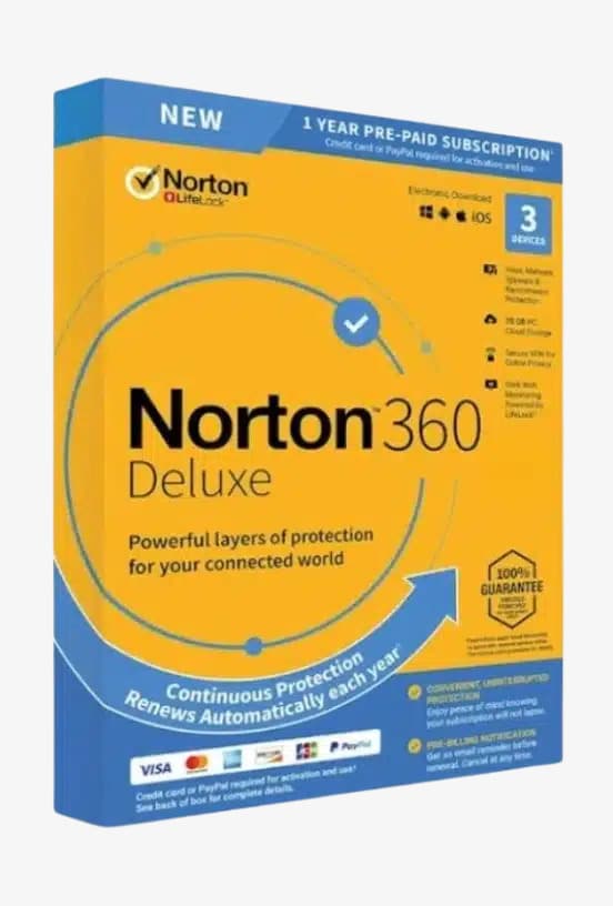 цена за лиценз на Norton 360 Deluxe 3 устройства